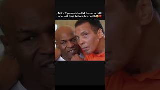 Mike Tyson and Muhammad Ali for las time 💔🥊 shorts miketyson muhammadali [upl. by Juliano]