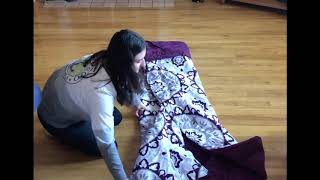 How to fold a comforter [upl. by Moses151]