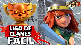 Como ATACAR en LIGA de GUERRA de CLANES ⚔️ siendo ayuntamiento 10 o th11 o th12  CLASH OF CLANS [upl. by Deedee37]