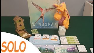 Wingspan  Solo Playthrough [upl. by Euqirrne73]