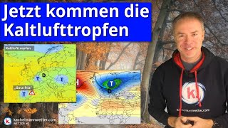 Wetterumstellung quotlightquot  Kaltlufttropfen kommen ins Spiel [upl. by Nicholas]