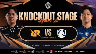 ID M6 Knockout Stage Hari 2  RRQ HOSHI VS TEAM LIQUID ID  Game 1 [upl. by Cestar610]