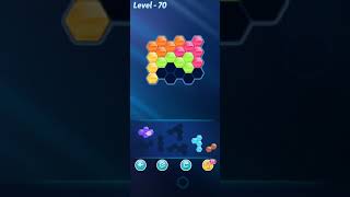 Block Hexa Puzzle  6 Mania  Level 70  Walkthrough [upl. by Halona]