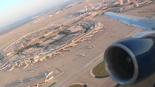 Gorgeous HD 757 Takeoff From DallasFort Worth at Dawn On Delta [upl. by Aiuqal]