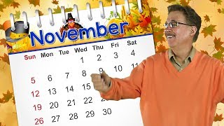 November  Calendar Song for Kids  Jack Hartmann [upl. by Umeh]