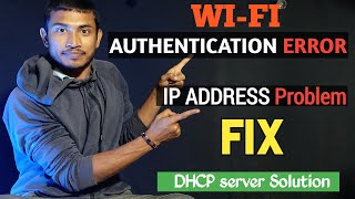 🔴 How to Fix WIFI Authentication Error  Fix Obtain IP Address problem [upl. by Ihcelek]