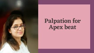 Palpation for apex beat [upl. by Rema]