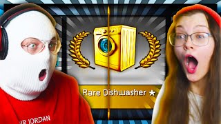 OPENING CASES WITH MY SISTER 2 KNIFE UNBOX [upl. by Iahcedrom]