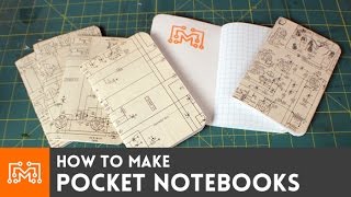 Pocket notebooks  HowTo  I Like To Make Stuff [upl. by Elliott689]