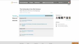 university Tutorials  Einführungsvideo Dashboard Lehrveranstaltung [upl. by Childers]