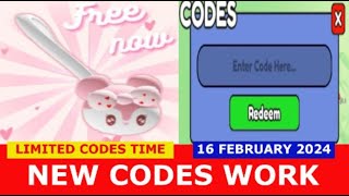 NEW CODES UGC DONT MOVE ROBLOX  ALL CODES  LIMITED CODES TIME  FEBRUARY 16 2024 [upl. by Nanor]