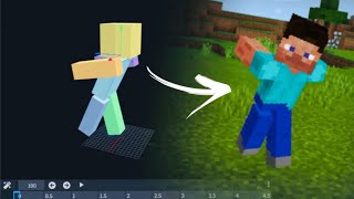 How to make EMOTES in Minecraft  Player Animations TUTORIAL [upl. by Demetri510]