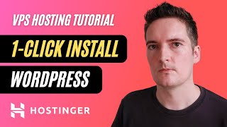 1Click Install WordPress on VPS Hostinger [upl. by Nilorac612]