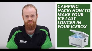 Camping Hack How to make your ice last longer in your iceboxeskychilly bin [upl. by Libb]