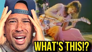 Rapper FIRST TIME REACTION to Van Halen Eruption Guitar Solo OH MY [upl. by Caruso682]