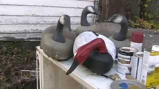 Painting A Canvasback Decoy [upl. by Kynthia696]