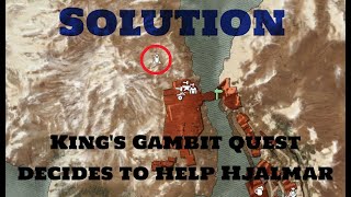 Witcher 3  How to reach the unavailable Place of Power in Skellige Kings Gambit quest [upl. by Mordecai]