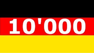 Zahlen von 1 bis 10000 auf Deutsch [upl. by Aicinad]