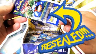 SCAMMED  Base Set 1ST EDITION Pokemon Booster Box  100 RESEALED [upl. by Landan]