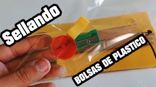 Como hacer un sellador de bolsas de plastico How to make Plastic Bag Sealer Machine easy EXP LOCOS [upl. by Ayisan885]