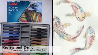 Derwent Inktense Blocks Review [upl. by Nazay]