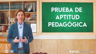 👨‍🏫 Prueba de aptitud pedagógica teaser  Rafael Montes [upl. by Trebron]