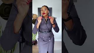 Styling a double breasted blazer dress letsgetdressed fashion style blazerdress [upl. by Amzaj]