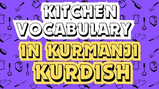 Kurdish Kurmanji Food Vocabulary  Essential Kurdish Lessons for Beginners [upl. by Marlen671]