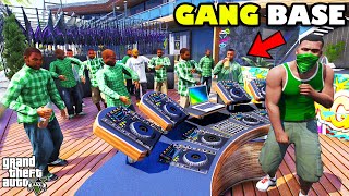 Franklin Upgrade His House To New GANG BASE In GTA 5  SHINCHAN and CHOP [upl. by Sneed]