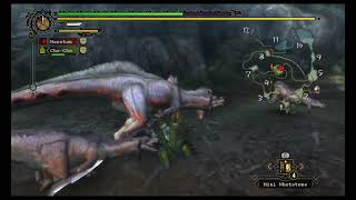 Monster Hunter tri gameplay hunting a great Jaggi [upl. by Gelb]