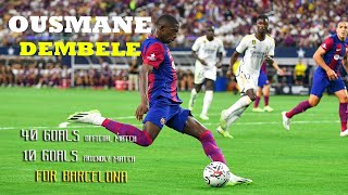 Ousmane Dembele All 50 Goals For Barcelona 20172023 HD [upl. by Harvie]