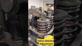 Valve Clearance Adjustment shorts valve clearance intake exaust cumminstruck sortsfiat jcb [upl. by Lydon952]