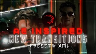 Ae Inspired New Transitions  Preset amp XmlIn Alightmotion 🌚💦 [upl. by Egidius]