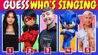 🎤 Guess Who is Singing  Mr Beast Lay Lay Bowser 🎶 [upl. by Pros464]