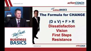 Brad Sugars Richard Beckhard  David Gleicher Formula for Change [upl. by Astrid]