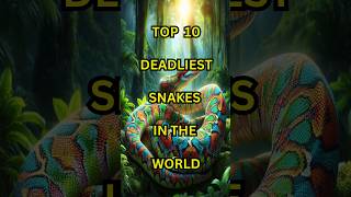 Top 10 Deadliest Snakes in the World [upl. by Morocco]