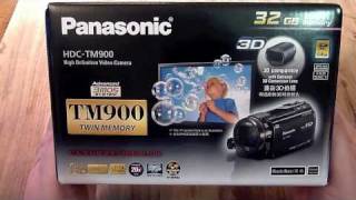 Panasonic HDC TM900 Unboxing [upl. by Fredela]