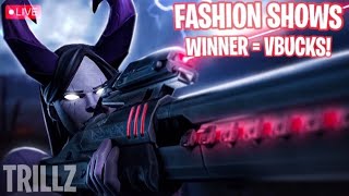 🔴REAL FORTNITE FASHION SHOW amp HIDE amp SEEK LIVE 1 WIN  2500 VBUCKS CUSTOM MATCHMAKING fashionshow [upl. by Lolita]