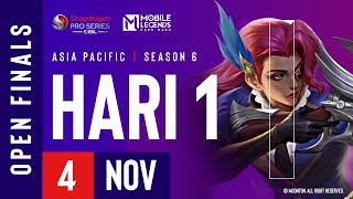 🔴 ID AP Mobile Legends Bang Bang  Snapdragon Mobile Open Finals  Season ke6  Hari 1 [upl. by Yrrac621]