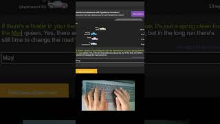 154 WPM Typeracer typeracer fasttyping speedtyping typist typing [upl. by Arsuy]