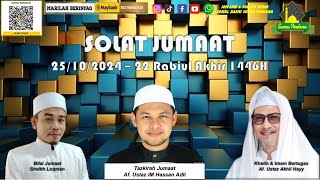 Solat Jumaat  25102024  Surau Perdana Damansara Perdana [upl. by Sigismond]