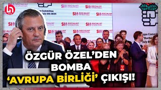 Özgür Özelden flaş Avrupa Birliğine tam üyelik çıkışı Kağıt üstünde bırakılamaz [upl. by Hun]