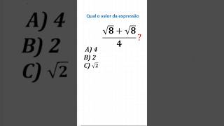 🔥Radiciação exercício resolvido [upl. by Gehlbach]