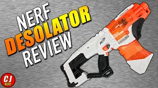 Nerf Doomlands Impact Zone Desolator  2017 Review amp Unboxing [upl. by Airdnekal]