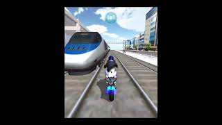 bullet train crash motorcycle 3d driving class shorts games 3ddrivingclass3ddrivinggames [upl. by Niven63]