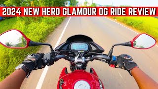 Hero Glamour OG 2024 Ultimate Ride Test amp Honest Review  MOTODETAILSHINDI [upl. by Anitsirt]