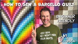 How to Sew a Bargello Quilt BeginnerFriendly Wave Pattern Sewing Tutorial with Mx Domestic [upl. by Messing913]