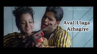 Aval Ulaga Azhagiye Song  Lesa Lesa Movie tamil [upl. by Ahsener]