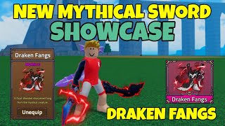 UPDATE 7 King Legacy New Mythical Sword DRAKEN FANGS Showcase  King Legacy Update 7 [upl. by Willdon]