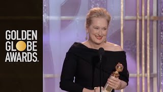 Golden Globes 2010 Meryl Streep Best Actress Motion Picture Comedy [upl. by Oigufer]